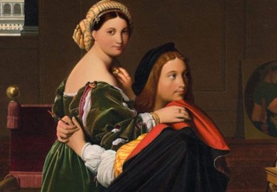 Painting from Jean-Auguste-Dominique Ingres